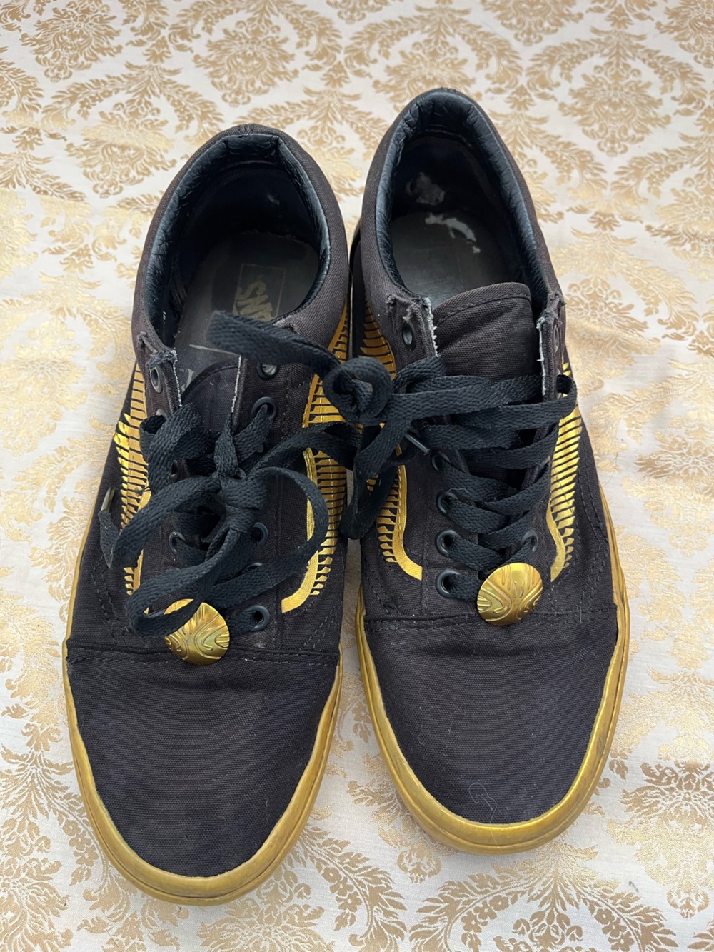 Vans Harry Potter Snitch Low Top Sneakers SZ 9.5